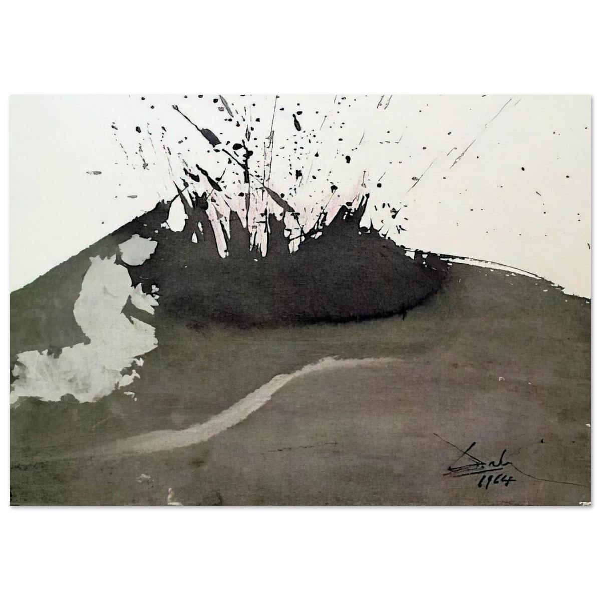 ANGELUS EXCUSSIT FLAMMAMIGNIS DANIEL 3 23 1967 Poster | Salvador Dali Poster | Salvador Dali Store