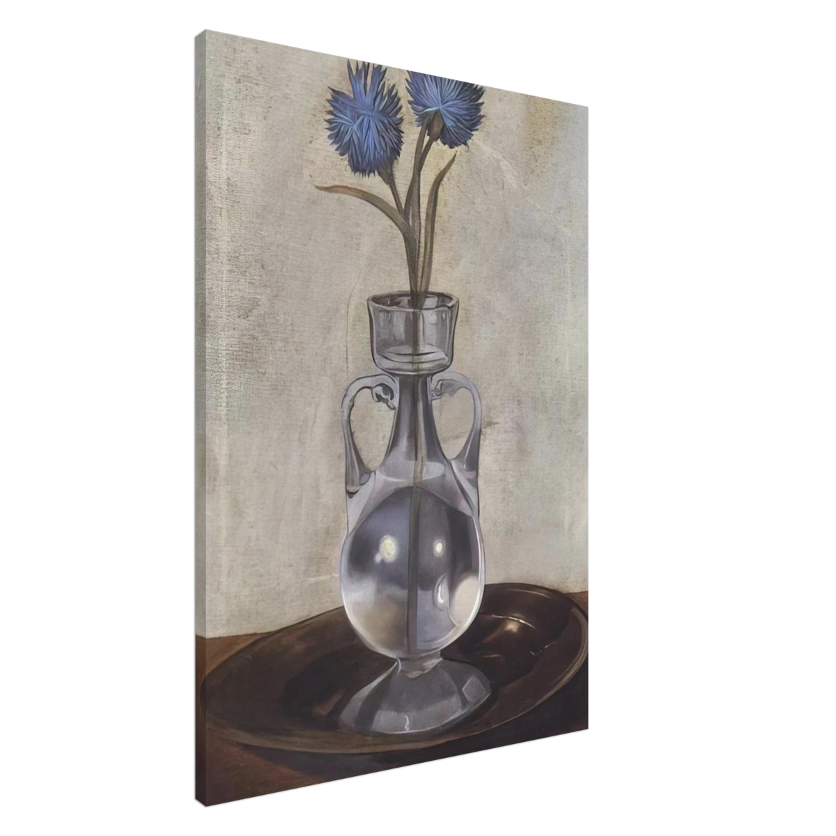 THE VASE OF CORNFLOWERS Canvas | Salvador Dali Canvas | Salvador Dali Store