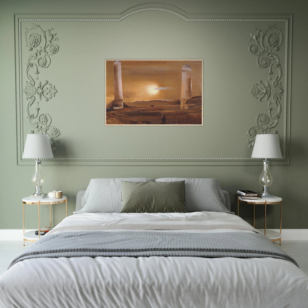 THE TOWERS Framed Poster | Salvador Dali Framed Prints Wall Art | Salvador Dali Store