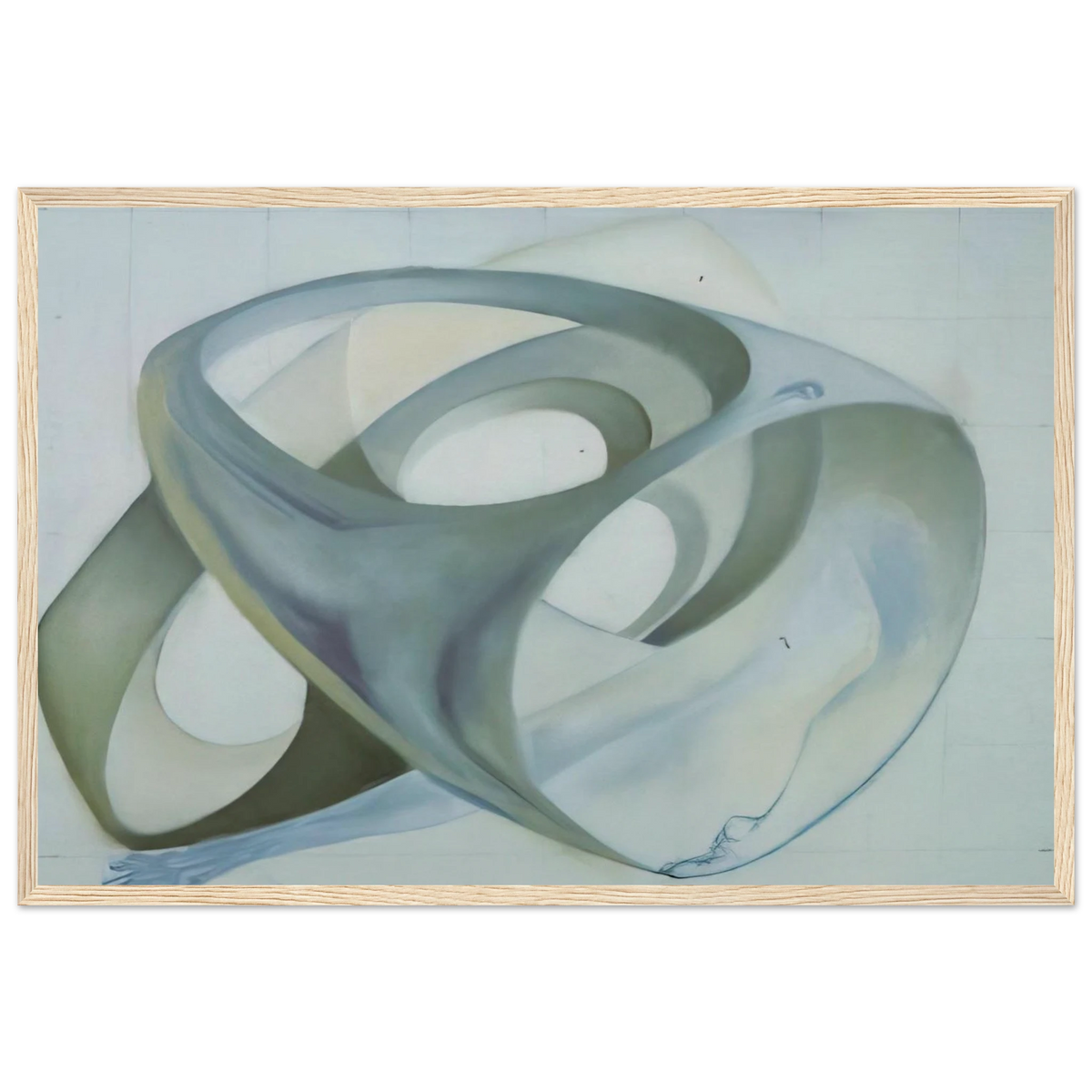 TOPOLOGICAL CONTORTION OF A FEMALE FIGURE Framed Poster | Salvador Dali Framed Prints Wall Art | Salvador Dali Store