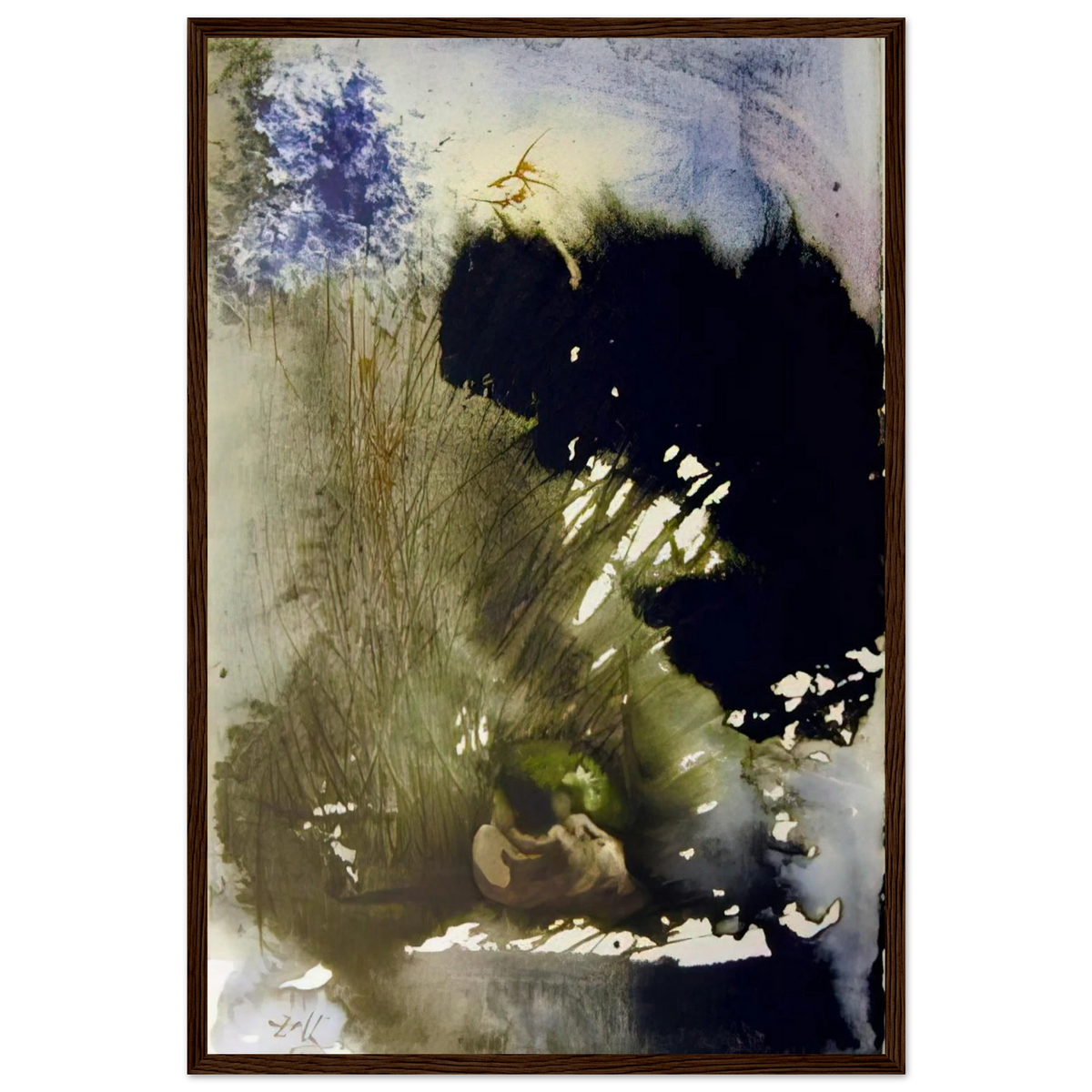 VIR ET MULIER IN PARADISO VOLUPTATIS 1967 Framed Poster | Salvador Dali Framed Prints Wall Art | Salvador Dali Store