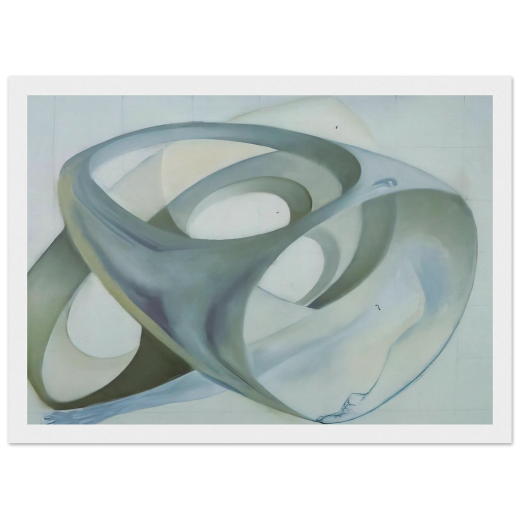 TOPOLOGICAL CONTORTION OF A FEMALE FIGURE Framed Poster | Salvador Dali Framed Prints Wall Art | Salvador Dali Store