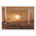THE TOWERS Framed Poster | Salvador Dali Framed Prints Wall Art | Salvador Dali Store