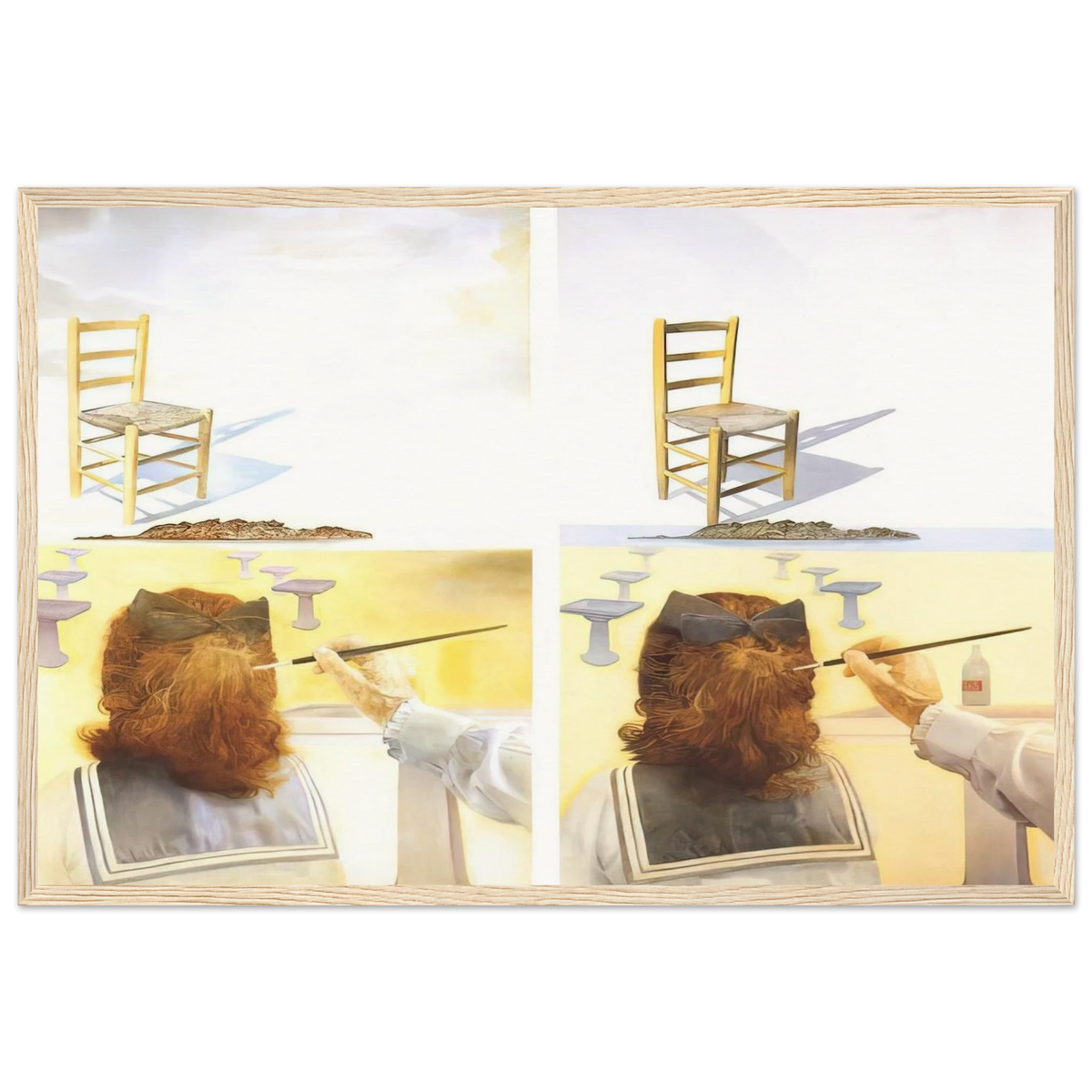 THE CHAIR Framed Poster | Salvador Dali Framed Prints Wall Art | Salvador Dali Store