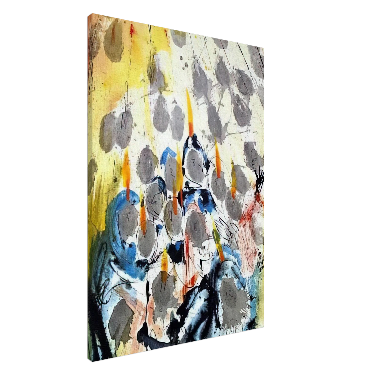 APPARUERUNT ILLIS DISPERTITAE LINGUAE ACTS 1 14 1967 Canvas | Salvador Dali Canvas | Salvador Dali Store