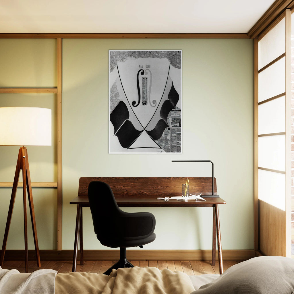UNTITLED HEAD OF A SPANISH NOBLEMAN FASHIONED BY THE CATASTROPHE MODEL FROM A SWALLOW S TAIL Framed Poster | Salvador Dali Framed Prints Wall Art | Salvador Dali Store