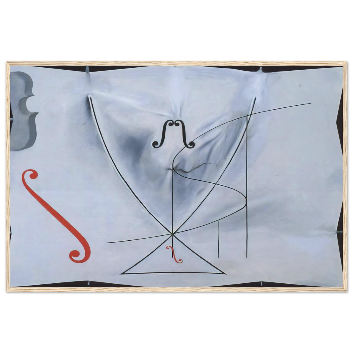 THE SWALLOW S TAIL Framed Poster | Salvador Dali Framed Prints Wall Art | Salvador Dali Store
