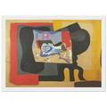 STILL LIFE WITH MOONIGHT Framed Poster | Salvador Dali Framed Prints Wall Art | Salvador Dali Store