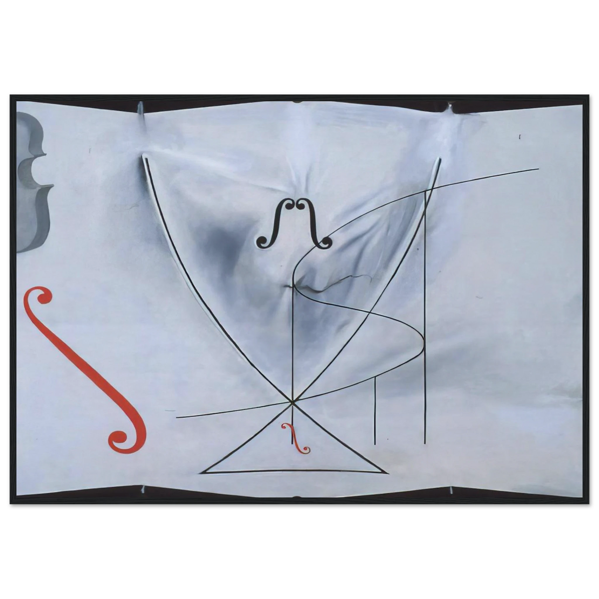 THE SWALLOW S TAIL Framed Poster | Salvador Dali Framed Prints Wall Art | Salvador Dali Store