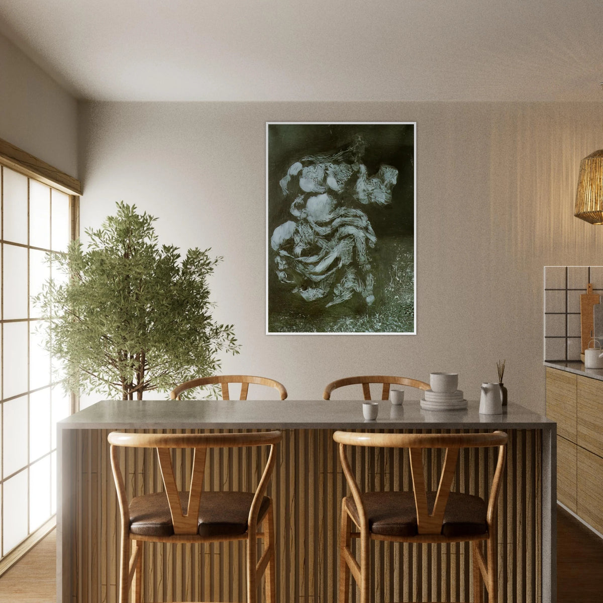 A FATE OF THE PARTHENON Framed Poster | Salvador Dali Framed Prints Wall Art | Salvador Dali Store