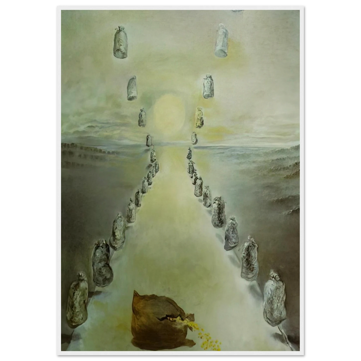 THE PATH OF ENIGMAS FIRST VERSION Framed Poster | Salvador Dali Framed Prints Wall Art | Salvador Dali Store