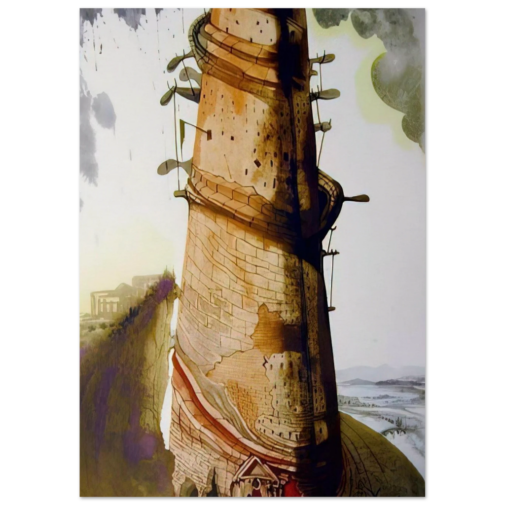 TURRIS BABEL 1967 Poster | Salvador Dali Poster | Salvador Dali Store