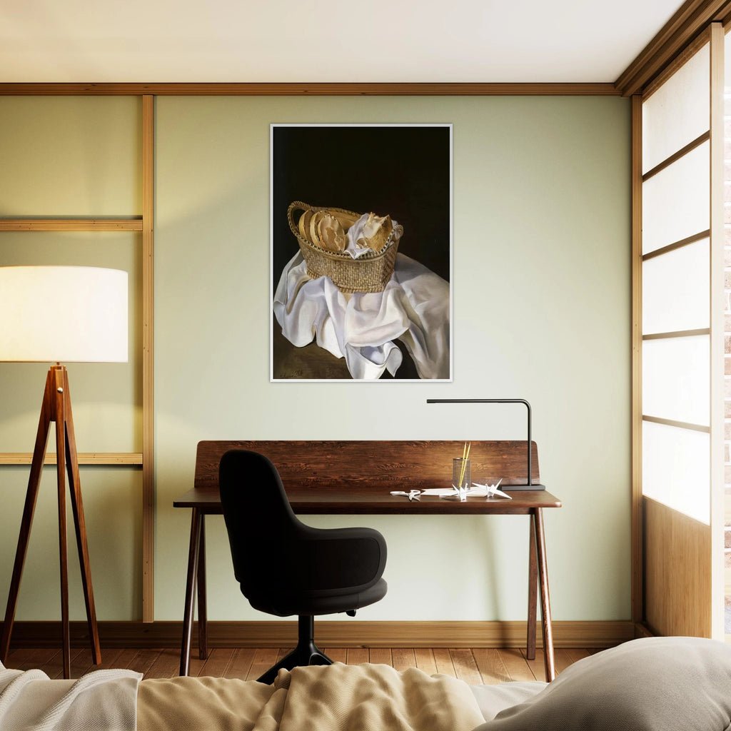 THE BASKET OF BREAD Framed Poster | Salvador Dali Framed Prints Wall Art | Salvador Dali Store