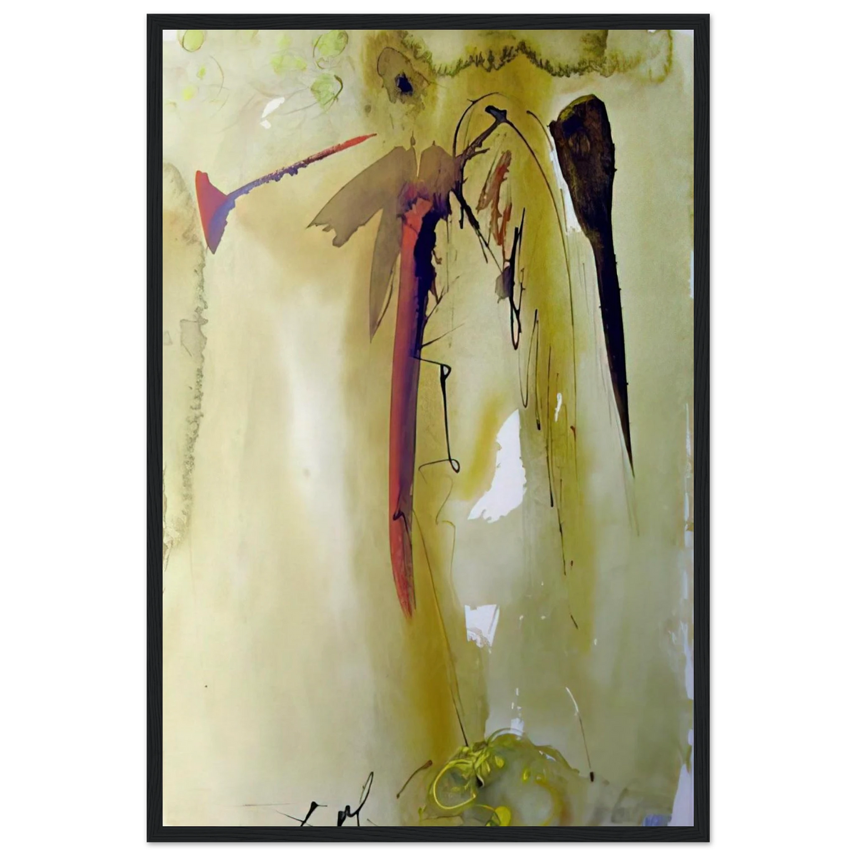 VOX CLAMANTIS 1967 Framed Poster | Salvador Dali Framed Prints Wall Art | Salvador Dali Store