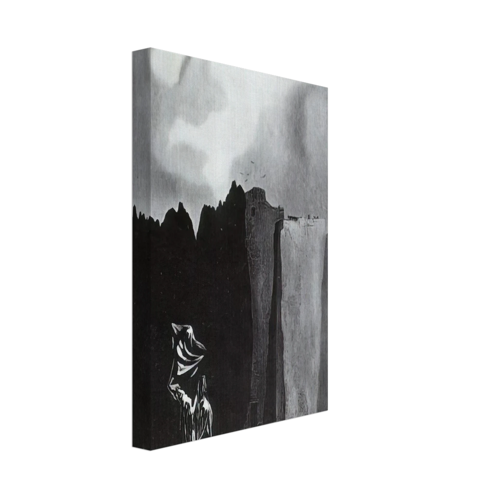 WEST SIDE OF THE ISLE OF THE DEAD Canvas | Salvador Dali Canvas | Salvador Dali Store
