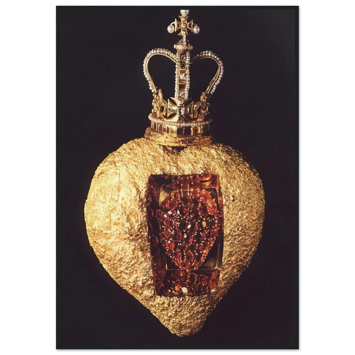 THE ROYAL HEART Framed Poster | Salvador Dali Framed Prints Wall Art | Salvador Dali Store