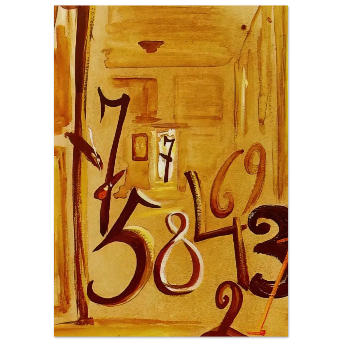 THE MAIDS IN WAITING LAS MENINAS Poster | Salvador Dali Poster | Salvador Dali Store