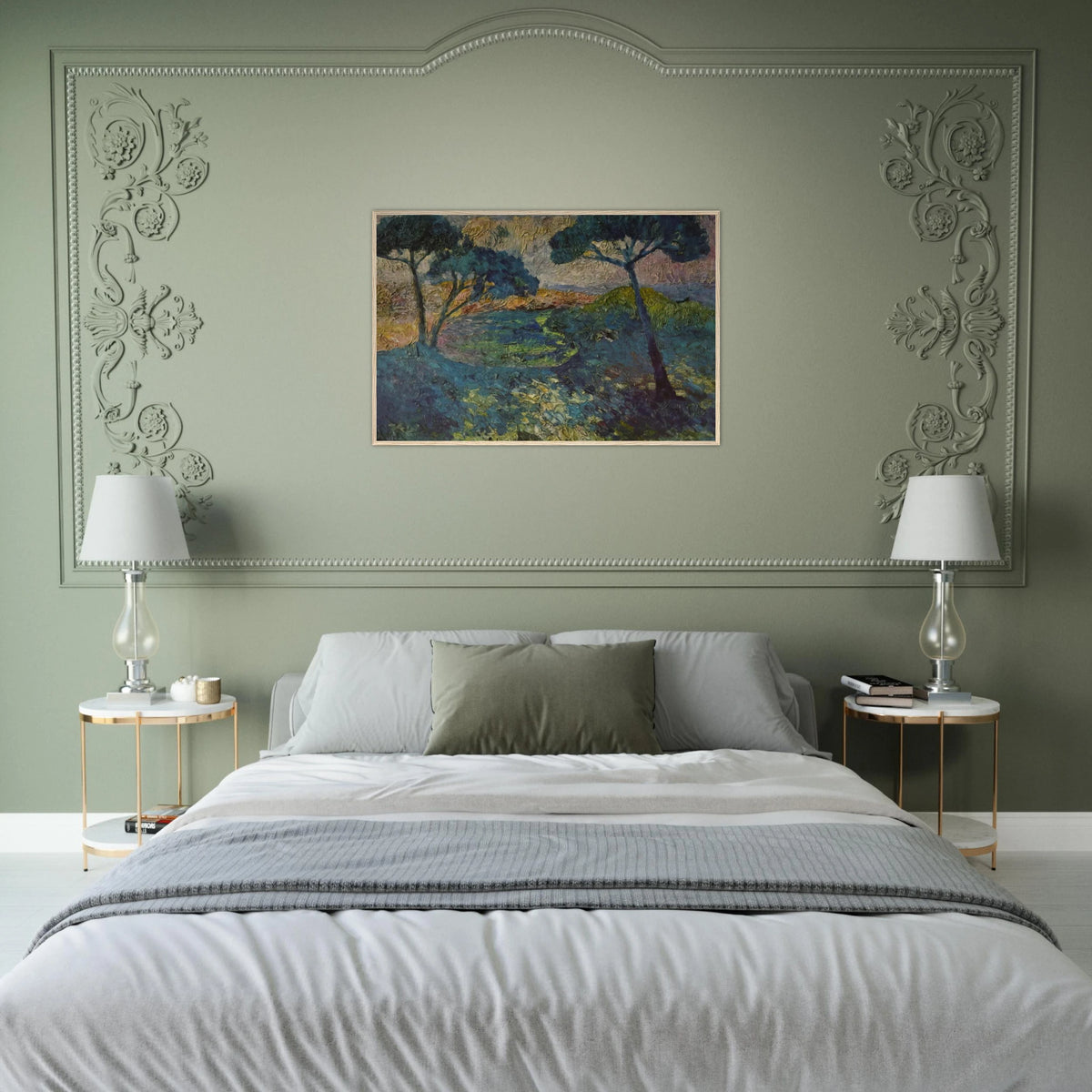 THE THREE PINES Framed Poster | Salvador Dali Framed Prints Wall Art | Salvador Dali Store