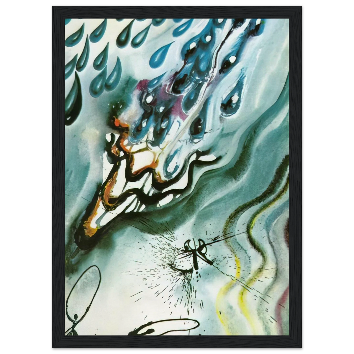 THE POOL OF TEARS Framed Poster | Salvador Dali Framed Prints Wall Art | Salvador Dali Store