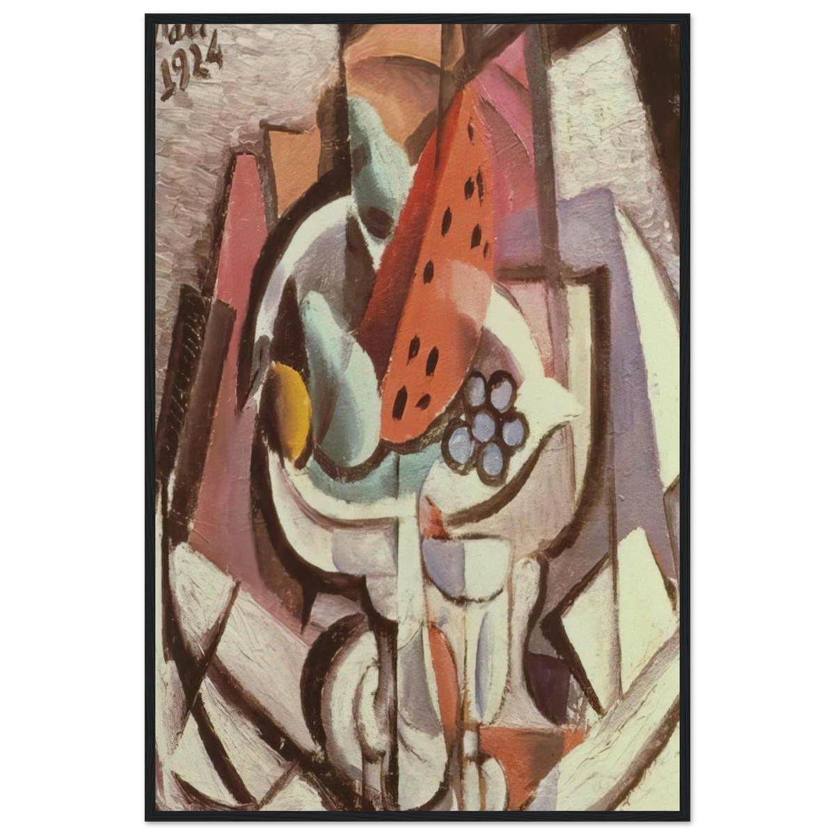 STILL LIFE WATERMELON Framed Poster | Salvador Dali Framed Prints Wall Art | Salvador Dali Store