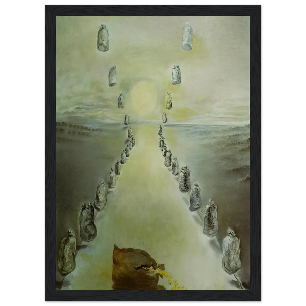 THE PATH OF ENIGMAS FIRST VERSION Framed Poster | Salvador Dali Framed Prints Wall Art | Salvador Dali Store