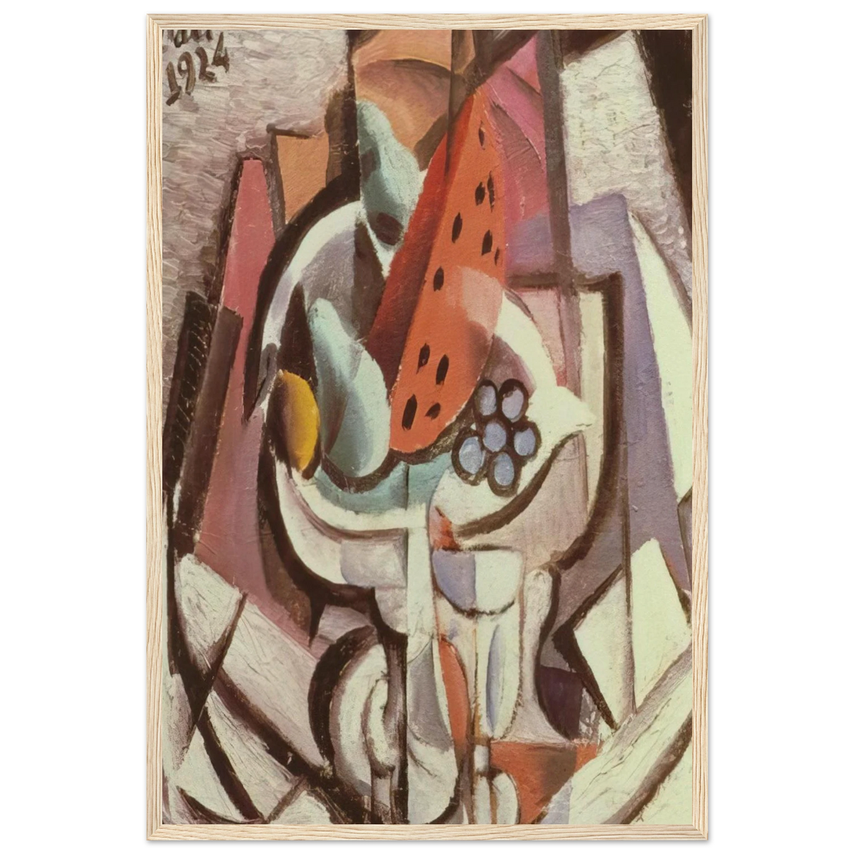 STILL LIFE WATERMELON Framed Poster | Salvador Dali Framed Prints Wall Art | Salvador Dali Store