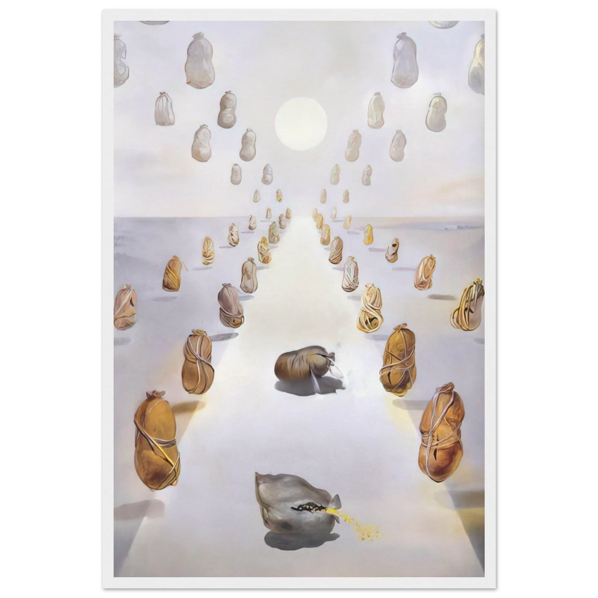 THE PATH OF ENIGMAS SECOND VERSION Framed Poster | Salvador Dali Framed Prints Wall Art | Salvador Dali Store