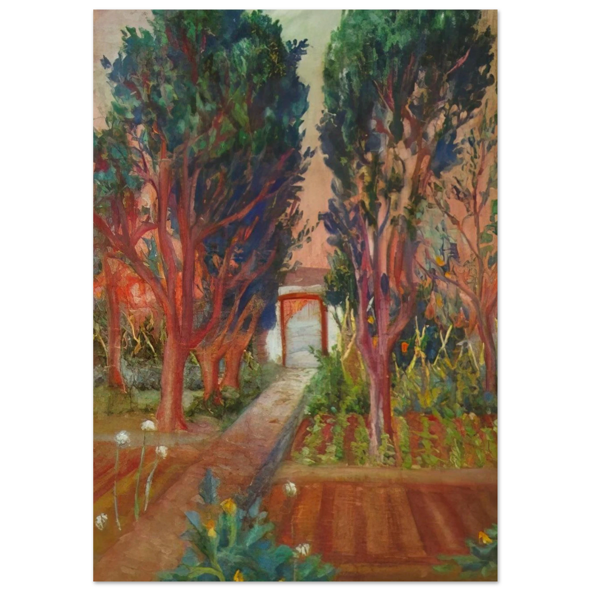 THE VEGETABLE GARDEN OF LLANER Poster | Salvador Dali Poster | Salvador Dali Store