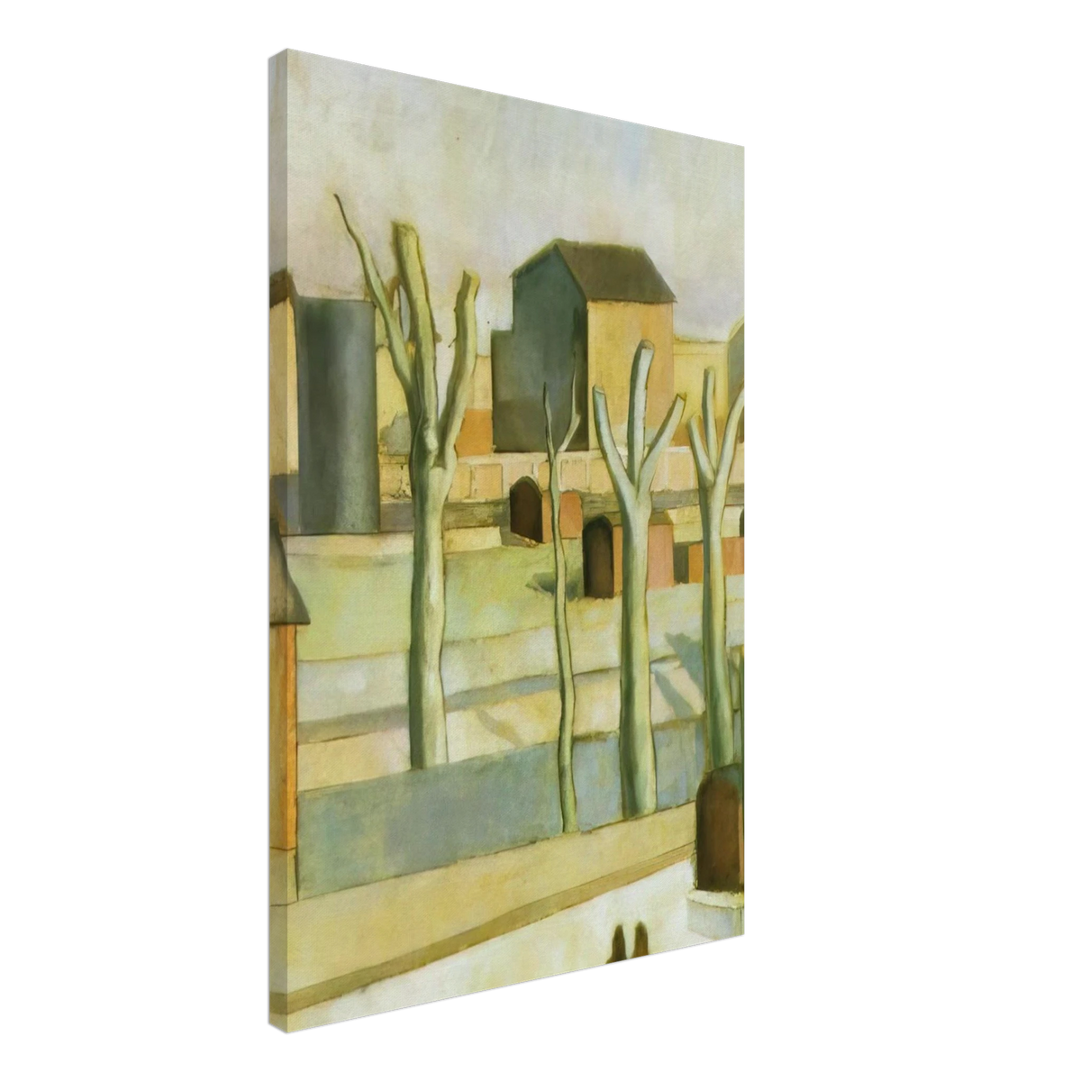 THE STATION AT FIGUERAS Canvas | Salvador Dali Canvas | Salvador Dali Store
