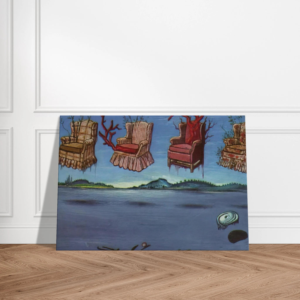 FOUR ARMCHAIRS IN THE SKY Canvas | Salvador Dali Canvas | Salvador Dali Store
