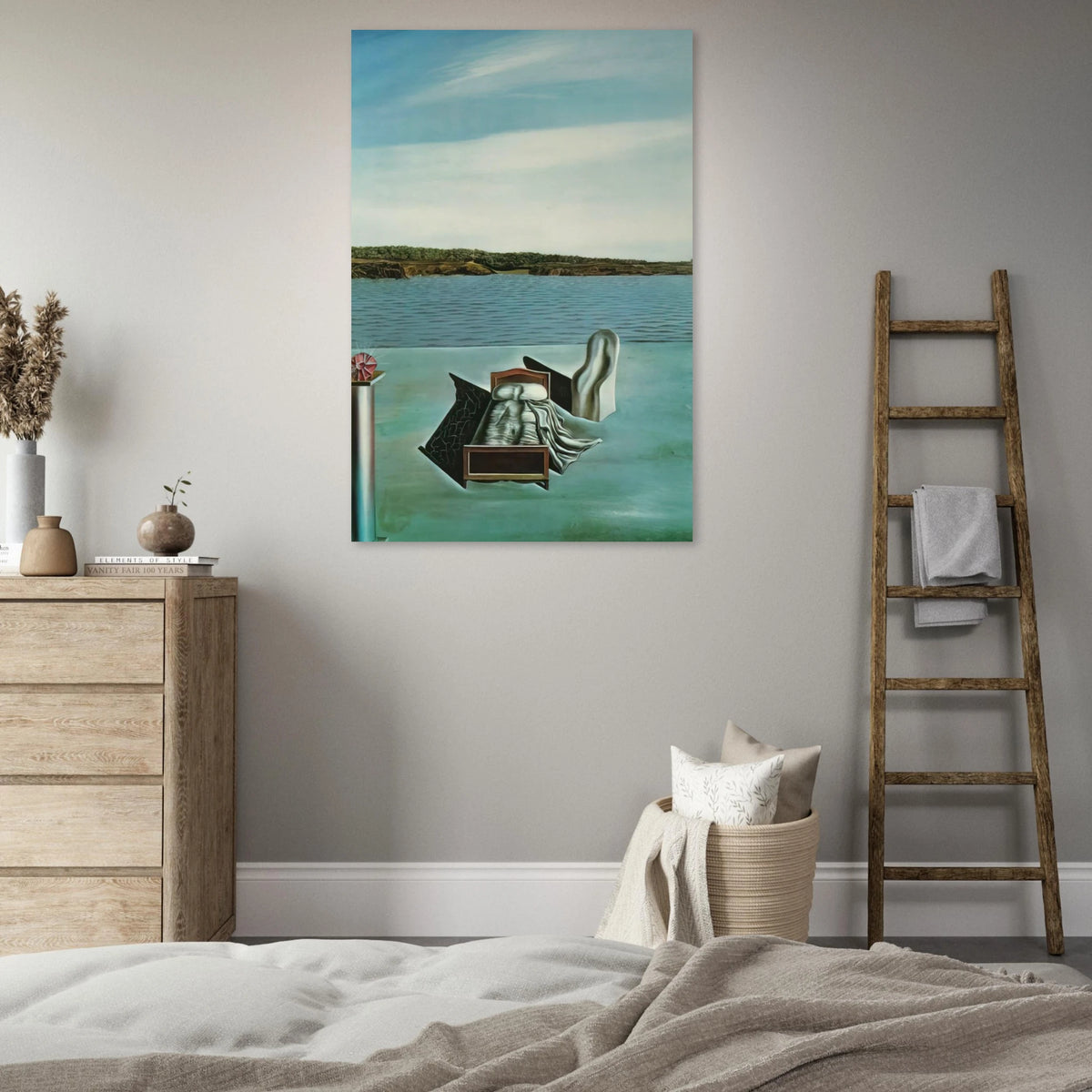 SURREALIST COMPOSITION WITH INVISIBLE FIGURES Poster | Salvador Dali Poster | Salvador Dali Store