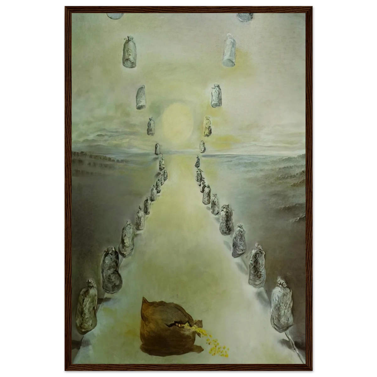 THE PATH OF ENIGMAS FIRST VERSION Framed Poster | Salvador Dali Framed Prints Wall Art | Salvador Dali Store
