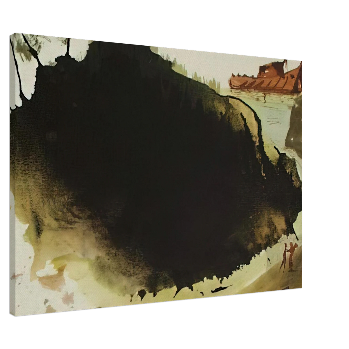AQUAE DILUVII SUPER TERRAM GENESIS 6 17 1967 Canvas | Salvador Dali Canvas | Salvador Dali Store