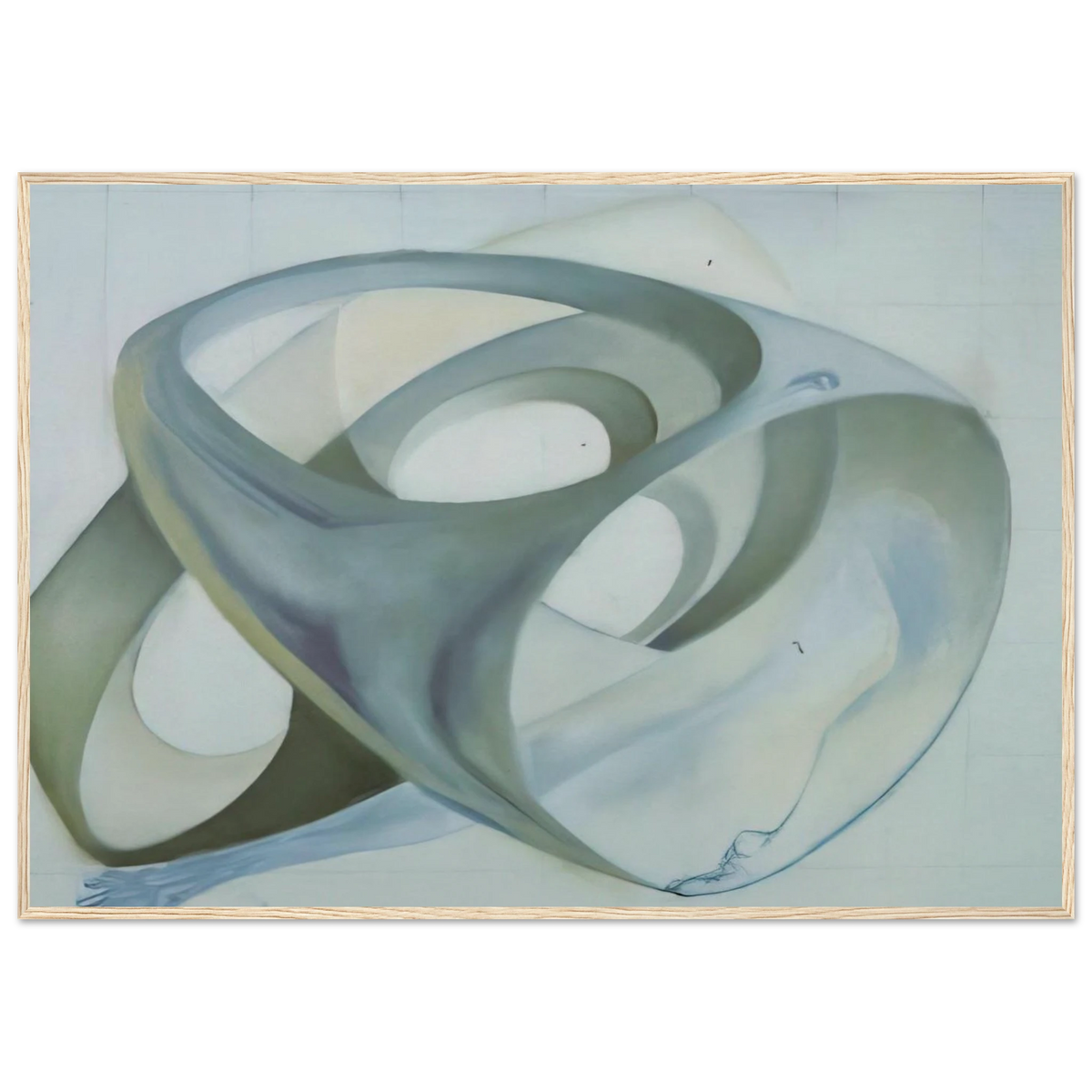 TOPOLOGICAL CONTORTION OF A FEMALE FIGURE Framed Poster | Salvador Dali Framed Prints Wall Art | Salvador Dali Store