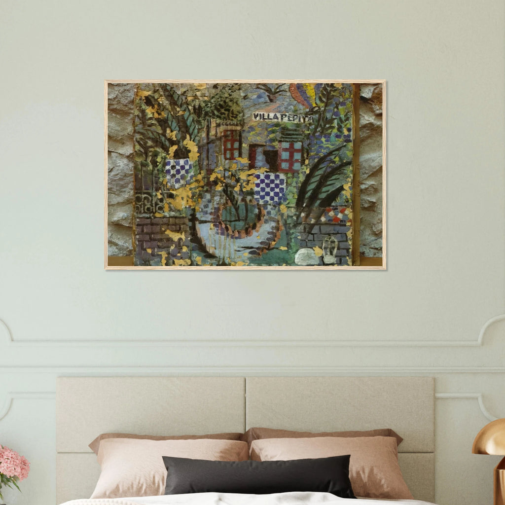 VILLA PEPITA Framed Poster | Salvador Dali Framed Prints Wall Art | Salvador Dali Store
