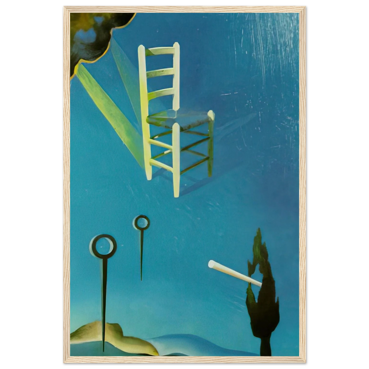 THE CHAIR 1 Framed Poster | Salvador Dali Framed Prints Wall Art | Salvador Dali Store
