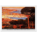 VIEW OF CADAQU%C3%A9S FROM MOUNT PANI Framed Poster | Salvador Dali Framed Prints Wall Art | Salvador Dali Store