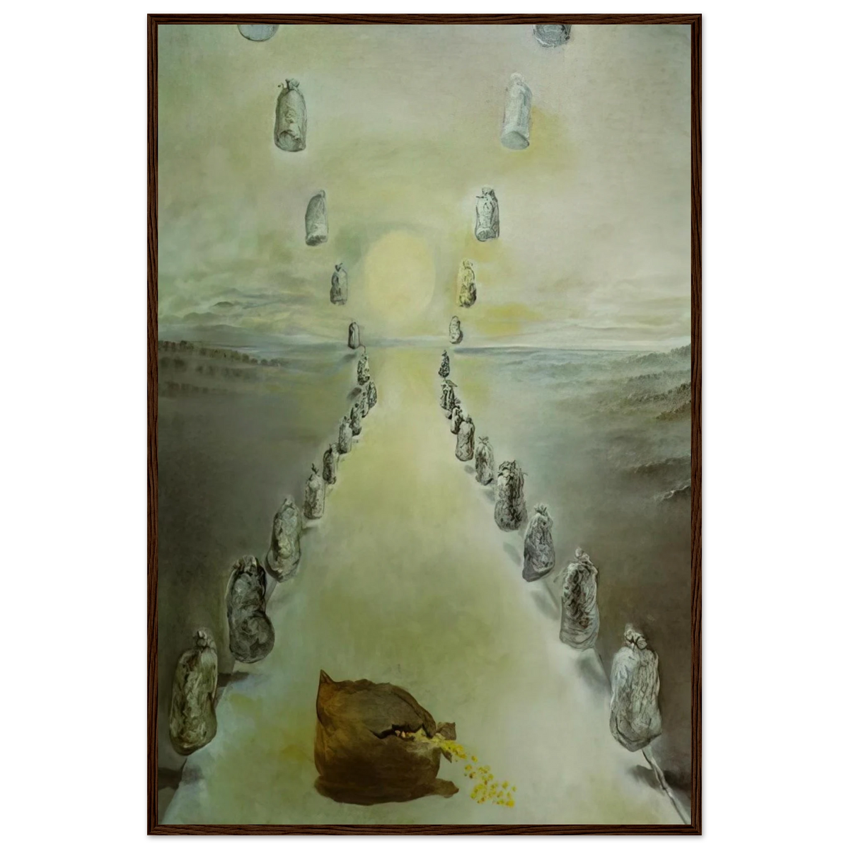 THE PATH OF ENIGMAS FIRST VERSION Framed Poster | Salvador Dali Framed Prints Wall Art | Salvador Dali Store