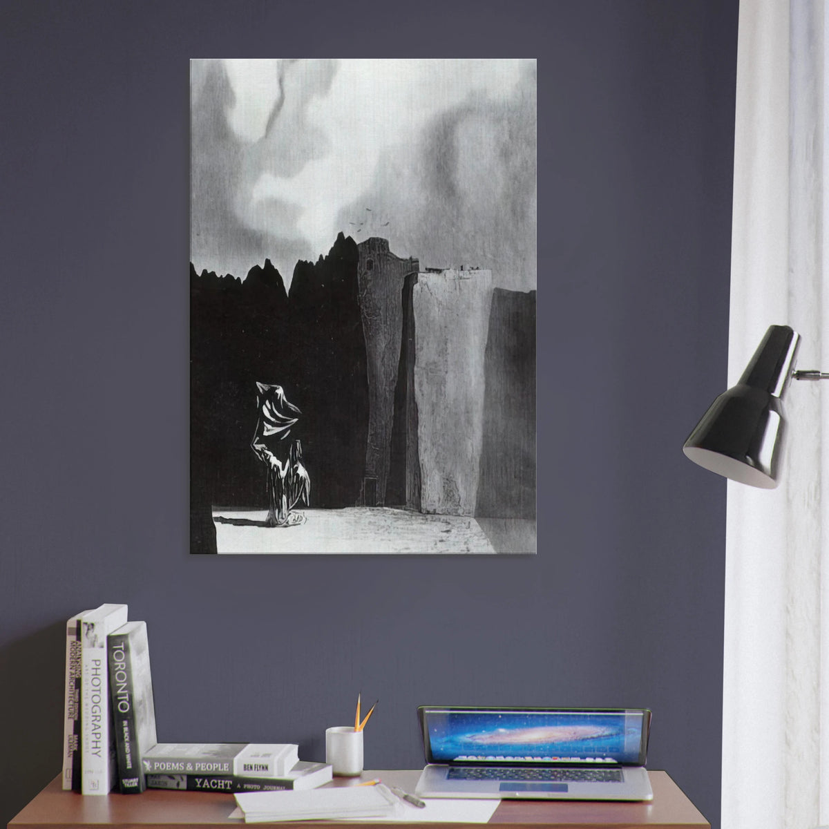 WEST SIDE OF THE ISLE OF THE DEAD Canvas | Salvador Dali Canvas | Salvador Dali Store