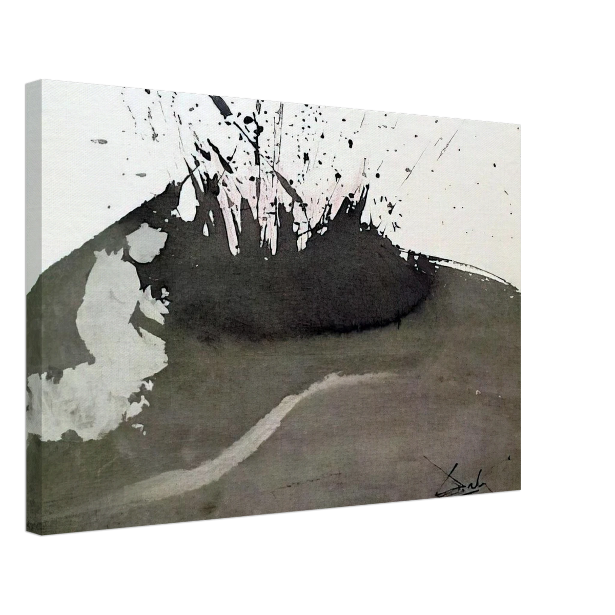 ANGELUS EXCUSSIT FLAMMAMIGNIS DANIEL 3 23 1967 Canvas | Salvador Dali Canvas | Salvador Dali Store