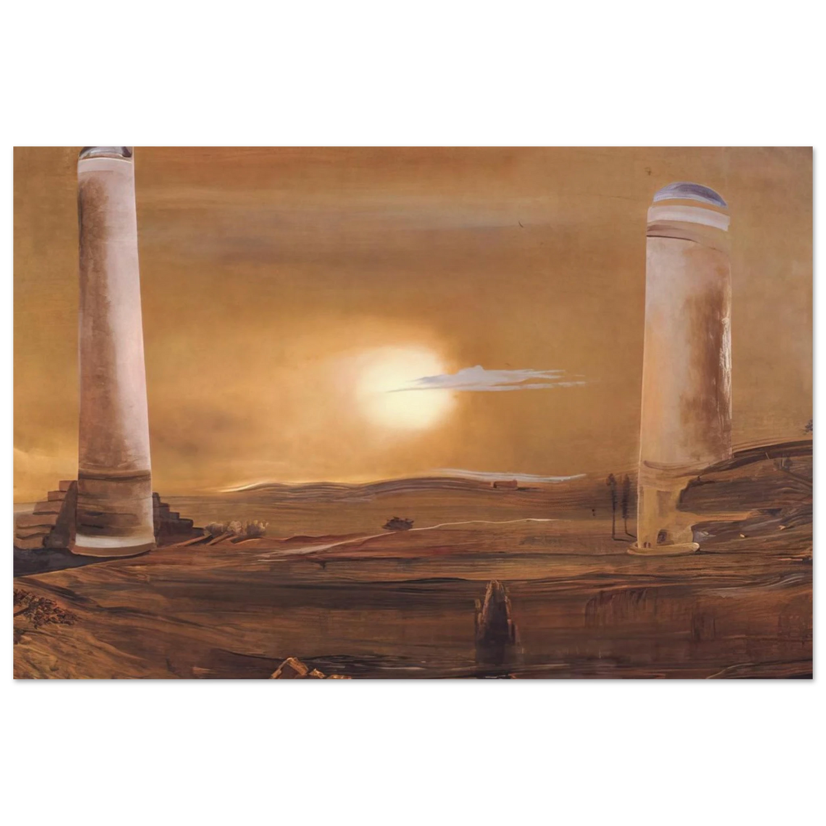 THE TOWERS Poster | Salvador Dali Poster | Salvador Dali Store
