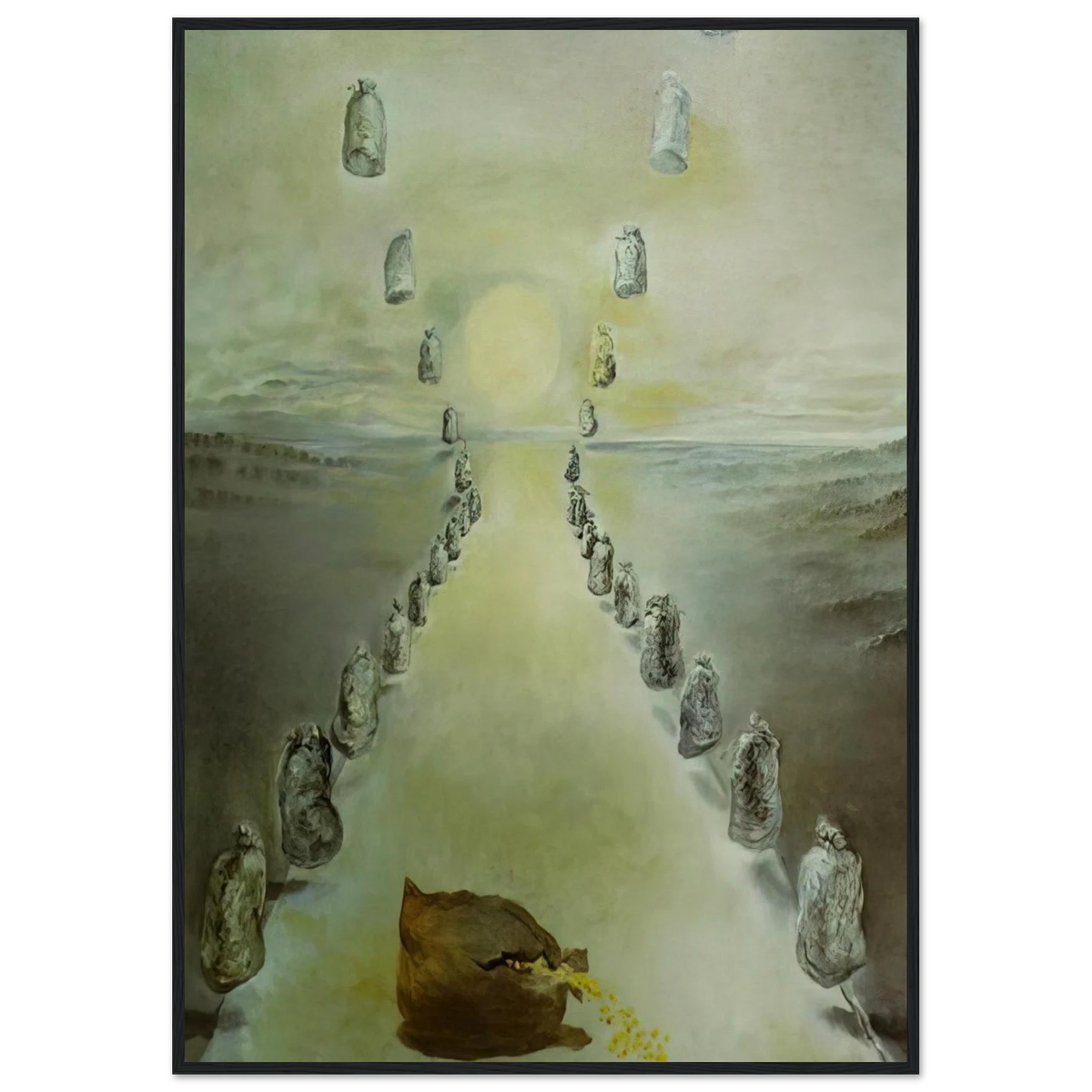 THE PATH OF ENIGMAS FIRST VERSION Framed Poster | Salvador Dali Framed Prints Wall Art | Salvador Dali Store