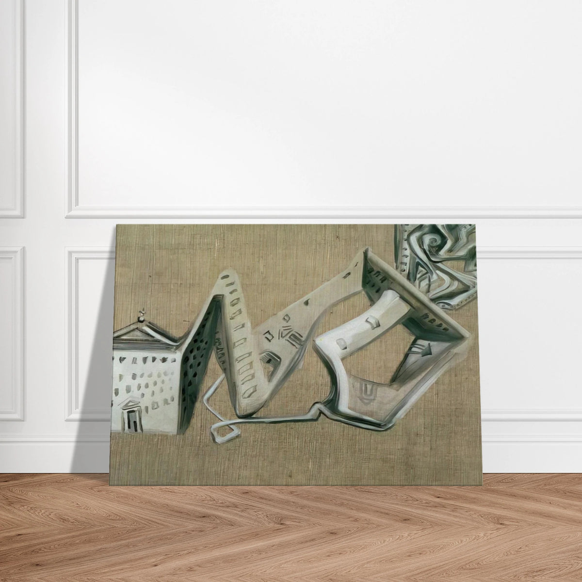 ARCHITECTURAL CONTORTION OF EL ESCORIAL Canvas | Salvador Dali Canvas | Salvador Dali Store