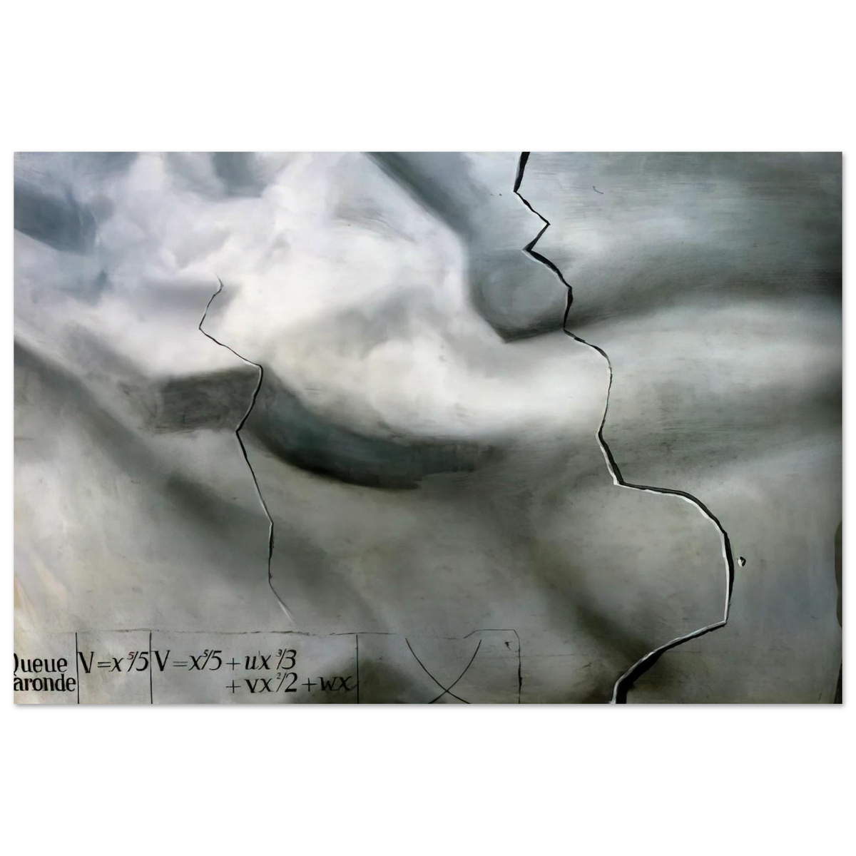 TOPOLOGICAL ABDUCTION OF EUROPE HOMAGE TO RENE THOM Poster | Salvador Dali Poster | Salvador Dali Store