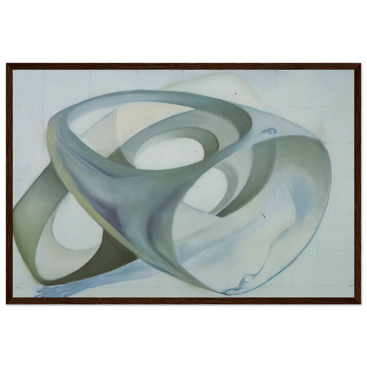 TOPOLOGICAL CONTORTION OF A FEMALE FIGURE Framed Poster | Salvador Dali Framed Prints Wall Art | Salvador Dali Store
