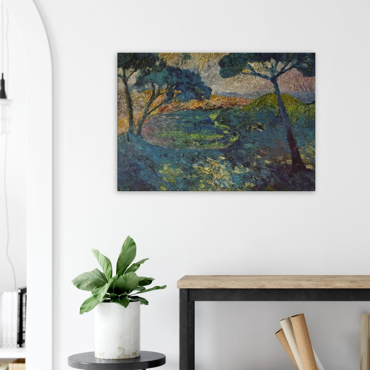 THE THREE PINES Canvas | Salvador Dali Canvas | Salvador Dali Store