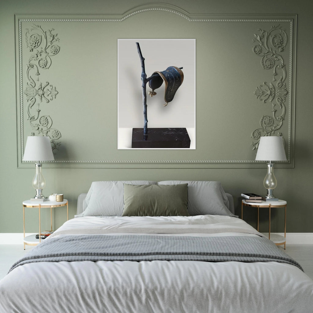THE PERSISTENCE OF MEMORY 1980 Framed Poster | Salvador Dali Framed Prints Wall Art | Salvador Dali Store