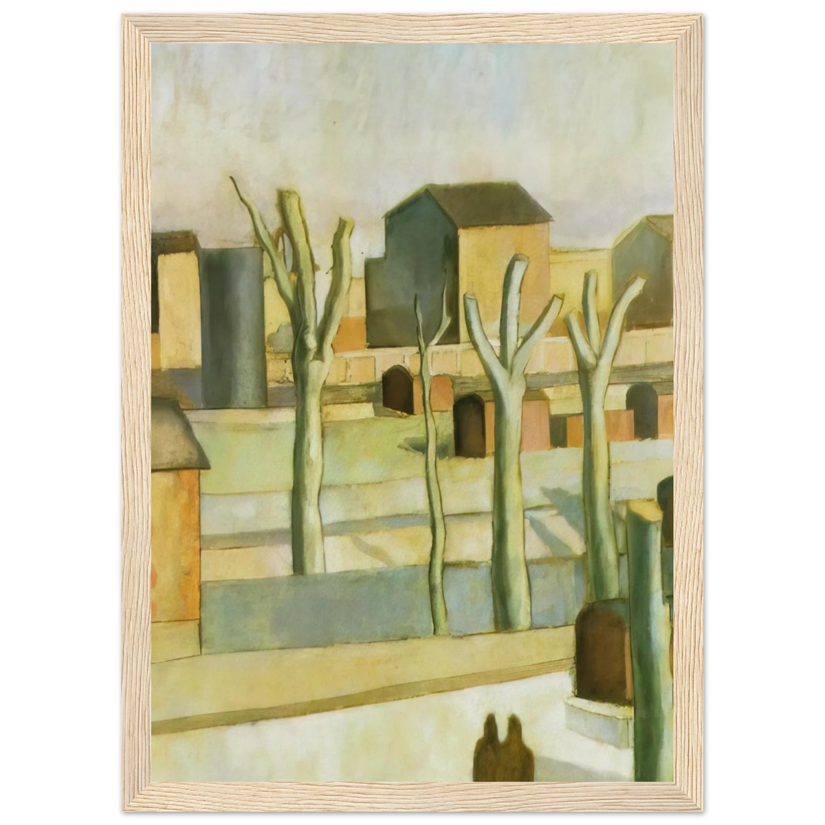 THE STATION AT FIGUERAS Framed Poster | Salvador Dali Framed Prints Wall Art | Salvador Dali Store