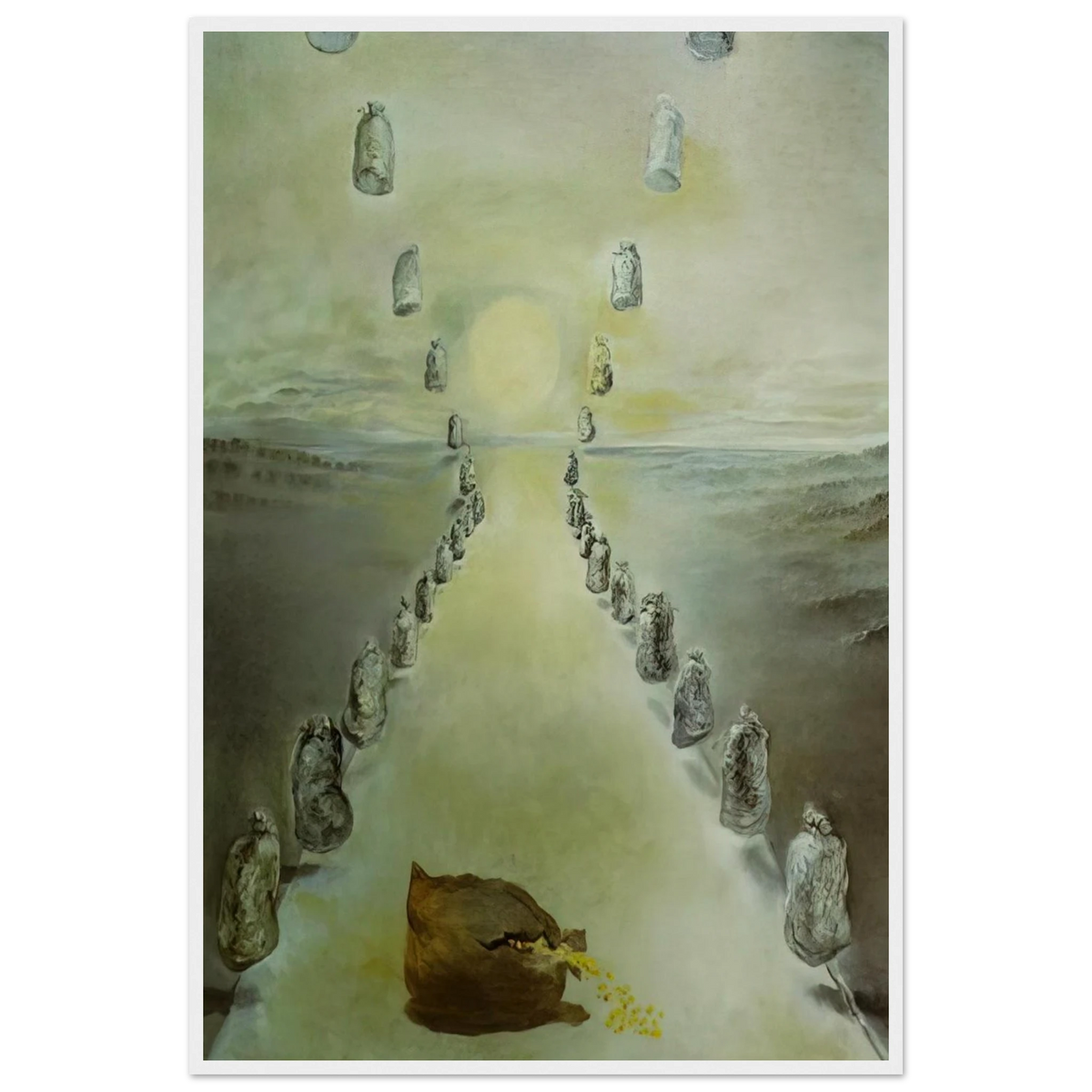 THE PATH OF ENIGMAS FIRST VERSION Framed Poster | Salvador Dali Framed Prints Wall Art | Salvador Dali Store