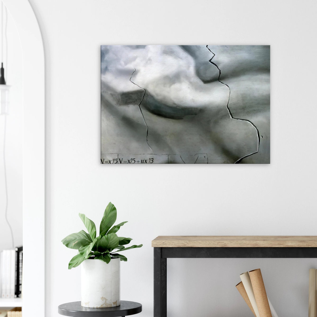 TOPOLOGICAL ABDUCTION OF EUROPE HOMAGE TO RENE THOM Canvas | Salvador Dali Canvas | Salvador Dali Store